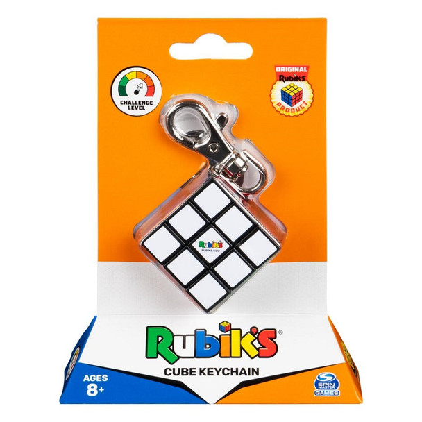 The Rubik's 3 x 3 Cube Key Chain is a colour-matching puzzle that can be enjoyed at home or on the move so that there is never a dull moment wherever you are!
