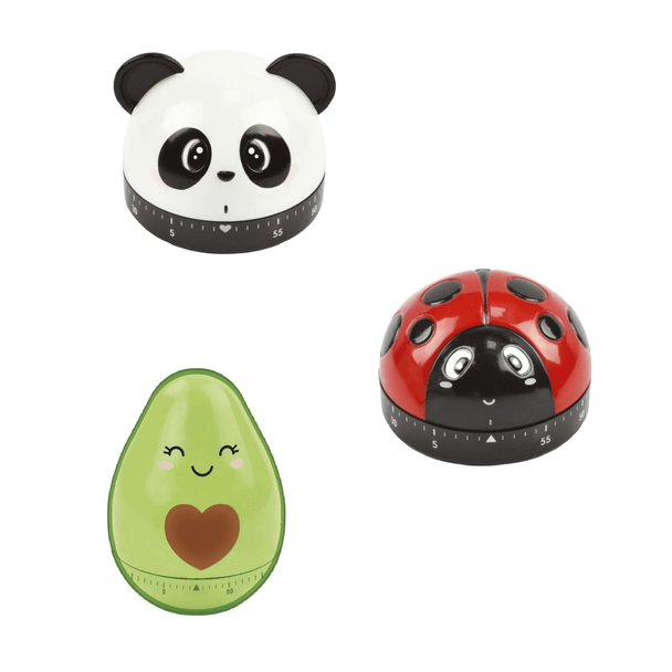 Stay on track with your cooking & household activities one of these cute Kitchen Activity Timer, set for up to 60 minutes.