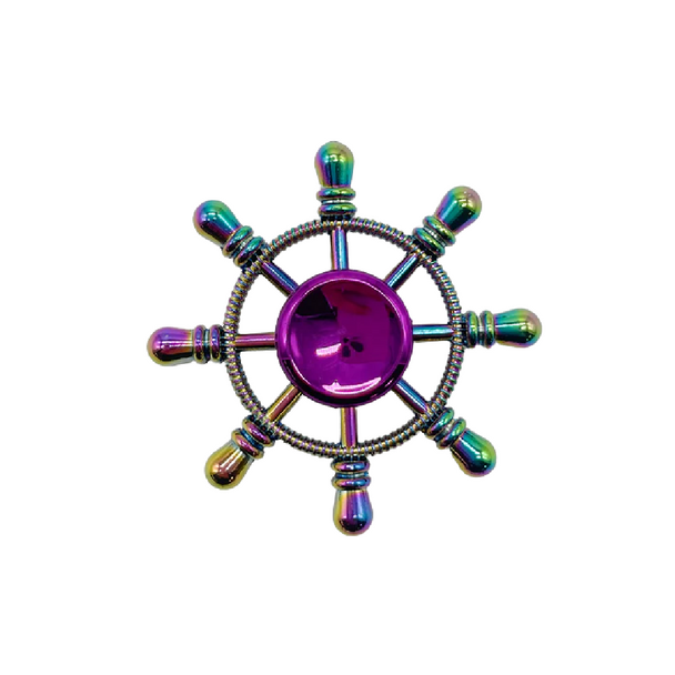 Experience ultimate fidget spinning with Metal Classic Helm Fidget Spinner - Oil Slick. Get your hands on this premium quality spinner today!