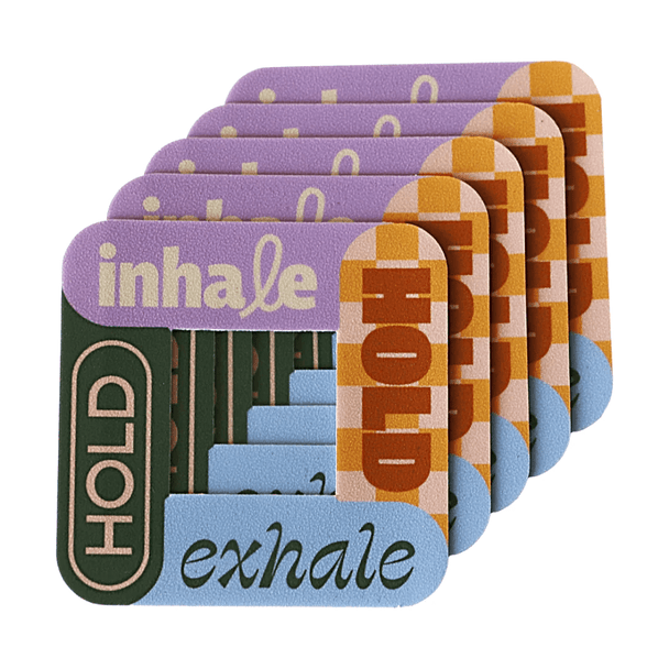 Calm Strips - Exhale - Soft Sand textured sensory stickers are discreet fidget tools, crafted to provide sensory stimulation to help regulate and increase focus