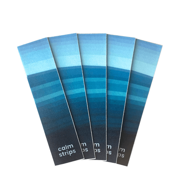 Discover Calm Strips - Morning Sea - Soft Sand for a deeply relaxing experience. Say goodbye to stress and anxiety with these textured, effective strips.