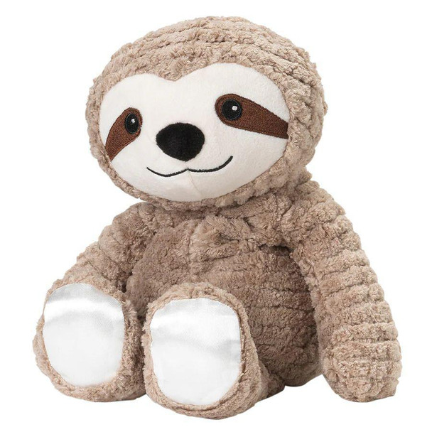 Simply warm and microwave your Warmies - My First Sloth to provide up to an hour of soothing warmth and comfort or chill in a freezer for cooling relief.