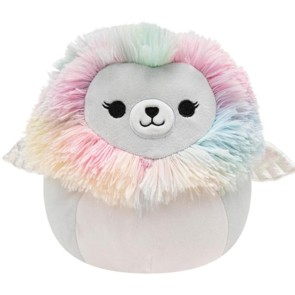 Squishmallows 16 Inch - Leonori The Grey Lion can offer comfort, support and fun! Use as a couch companion, pillow pal, bedtime buddy, travel mate, or as a friend in times of need.