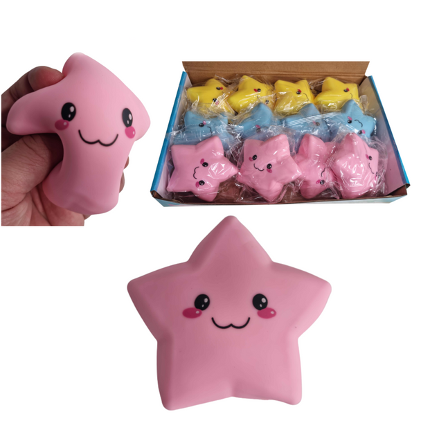 Give these super cute smiling little Squishy Starfish a squeeze and squish your stress away. A great addition to your sensory toy box.