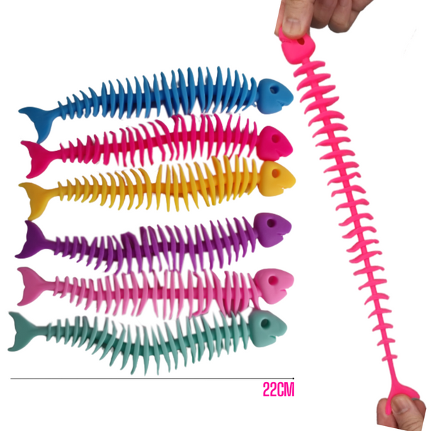 Discover the intriguing blend of cute and creepy with a Stretchy Fish Bone! These captivating fidget toys will provide endless entertainment for your restless fingers.