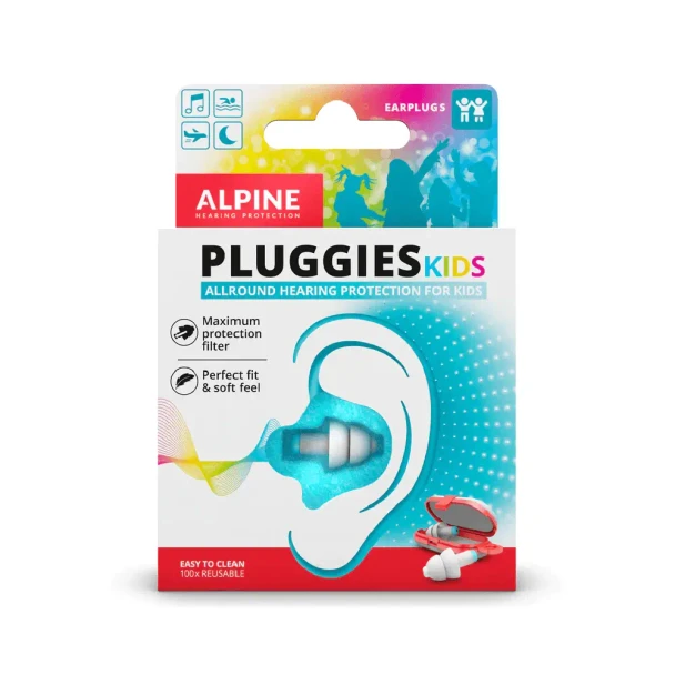 Introducing Alpine Pluggies Kids Earplugs – the ultimate solution to protect your child's sensitive hearing in various situations. Designed for children aged 3 to 12.