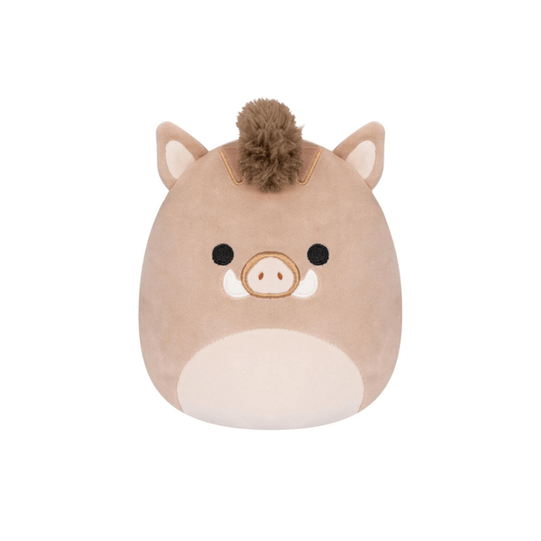 Squishmallow 5 Inch Warren Brown Boar can be used as a couch companion, pillow pal, bedtime buddy, travel mate, or as a friend in times of need.