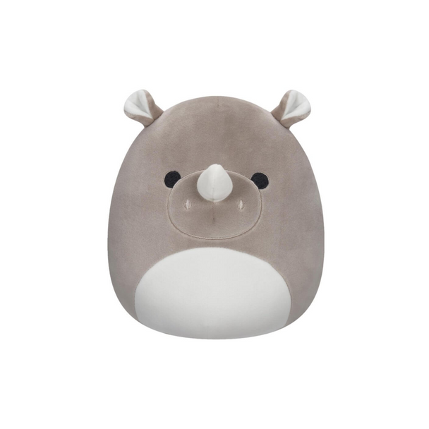 Squishmallow 7.5 Inch Irving Grey Rhino can be used as a couch companion, pillow pal, bedtime buddy, travel mate, or as a friend in times of need.