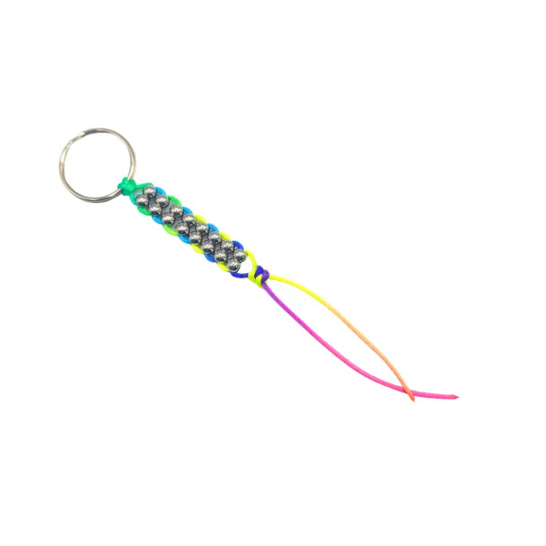 Dinky Things Fidgets - Double Metal Roller is a star of the range with smooth metal beads strung in groups of two on a string that glide along your fingers.