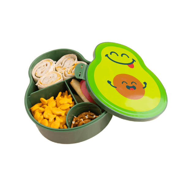 Bento Box - Avocado is designed with a cute character and packed with features parents love, these protective food organisers add a big, healthy smile to lunch.