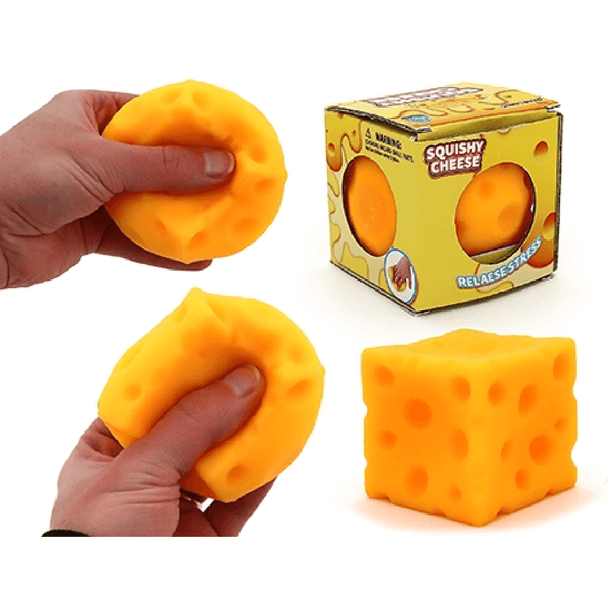 This Squeeze Cheese Cube isn't just a sensory toy - it's a playful exploration of texture and fun. Designed for those who love to fiddle and squish!