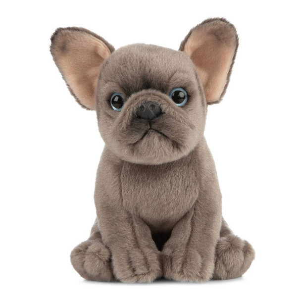 The Living Nature French Bulldog Puppy plush captures the essence of one of the most beloved dog breeds with its irresistible charm and cuddle-worthy appeal.