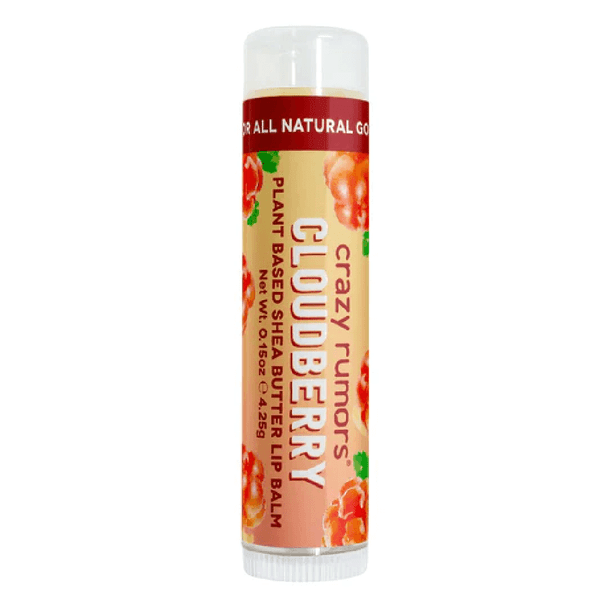 Introducing the ethereal Crazy Rumors Cloudberry Lip Balm – a luscious blend that transports your senses to the lofty heights of a serene and magical realm.