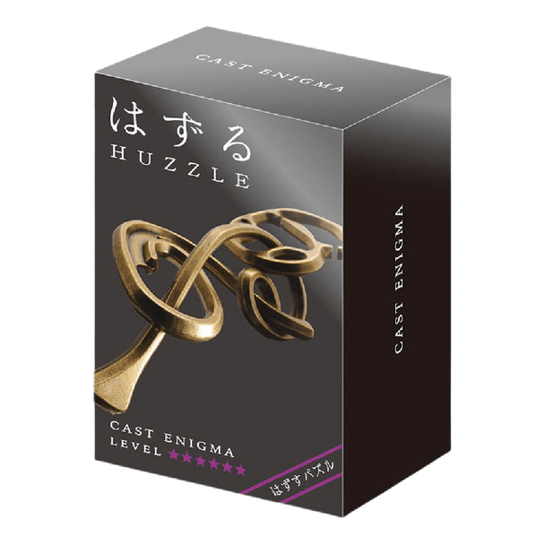 Huzzle Cast Enigma is among the most difficult of all puzzles. The key word is “twist.” Don’t use too much force, the pieces should just slide apart.