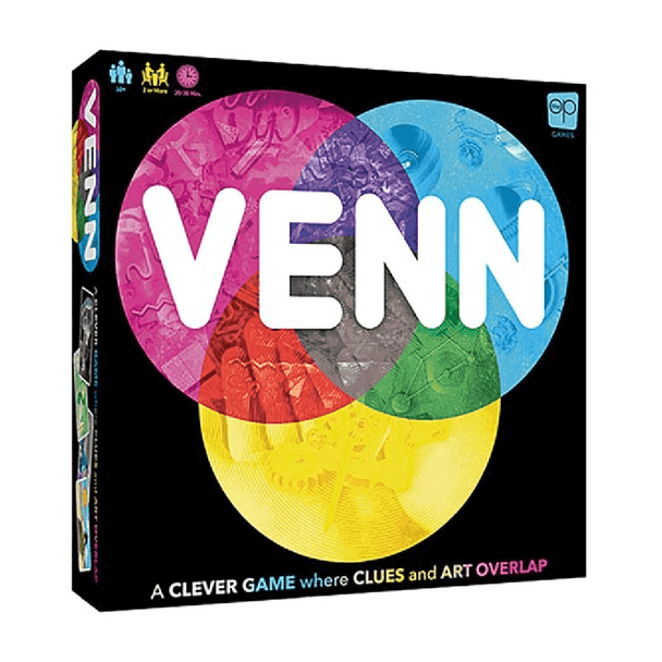 Where Artistry Meets Guesswork! Unleash your inner creativity and deductive reasoning with Venn, an intriguing game that perfectly blends abstract art and cryptic clues.