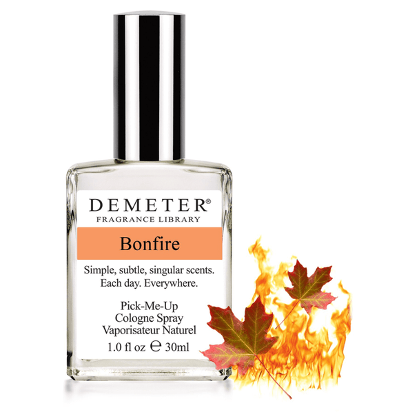 Demeter Bonfire Fragrance is a vivid and evocative scent that transports you to the cool and crisp days of autumn capturing the intoxicating aroma of burning maple leaves.