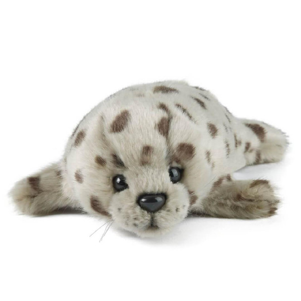 Crafted with premium, sustainable materials, this plush Living Nature Common Seal Pup brings a soft, huggable touch to playtime.
