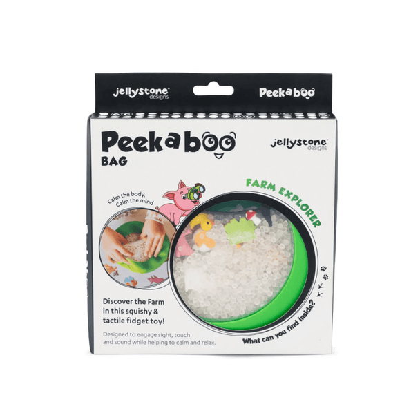 Jellystone Peekaboo Sensory Bag - Farm encourages sensory exploration and creativity, making it the perfect companion for quiet time or play on the move!
