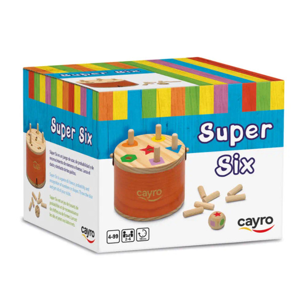 A perfect mix of learning, luck, and laughs, Super Six keeps kids engaged while subtly building critical thinking and early math skills!