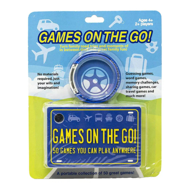 With Games On The Go, boredom is out and family fun is in - ready whenever and wherever the adventure takes you!