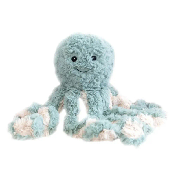 Soothe big feelings with Ollie The Weighted Octopus. Soft plush, for hot or cold use. Supports calm, focus and sleep.