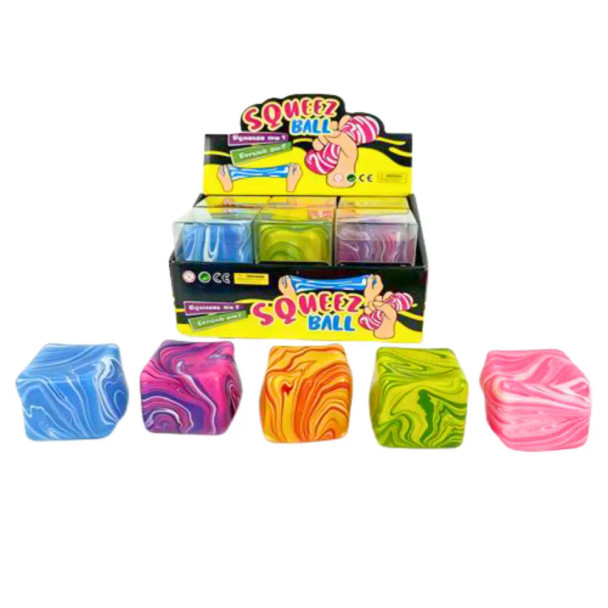 Whether you're looking for a calming fidget, a fun desk companion, or simply something satisfying to squish, the Squishy Marble Cube delivers endless sensory enjoyment.