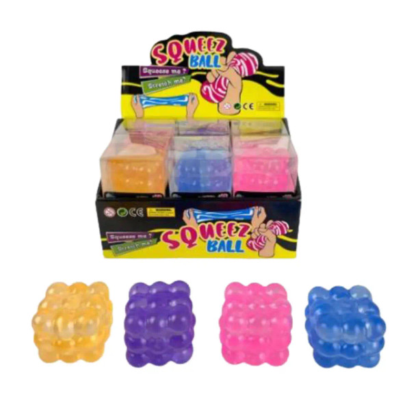Soft, squishy and wonderfully squishable, the Squishy Bubble Cube is perfect for keeping hands busy, supporting focus, or simply enjoying a calming sensory moment.