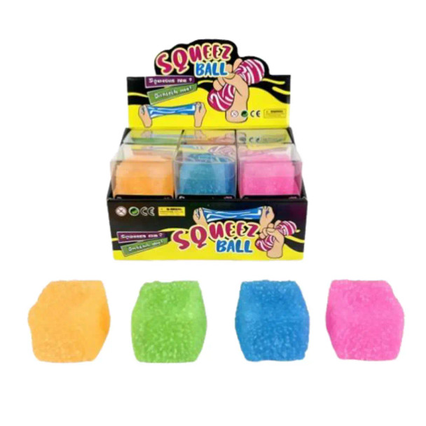 Whether you're looking for a classroom fidget, a desk companion, or simply a colourful way to keep busy hands occupied, the Squishy Textured Cube is ready for endless squeezing adventures.