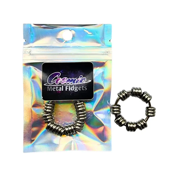 Perfect for fidgeters of all ages, Cosmic Metal Fidgets - Ganymede delivers sensory feedback that’s ideal for relaxation, focus, and play.