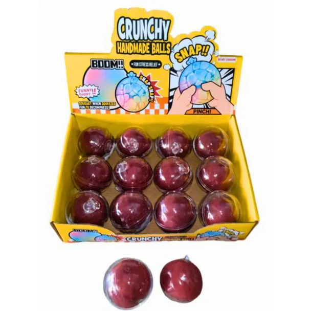 Crack the crunchy outer shell of the Squishy Wax Cracking Chocolate Ball to reveal a soft squishy centre. A unique sensory fidget perfect for stress relief and busy hands.