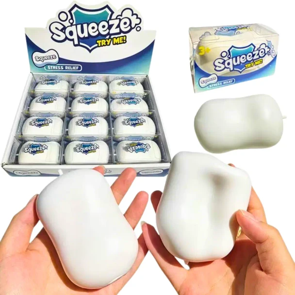Squeeze, crunch and fidget with the Squishy Crunchy Soap Bar! A quirky soap-shaped sensory squishy with satisfying tactile and crunchy feedback for busy hands.