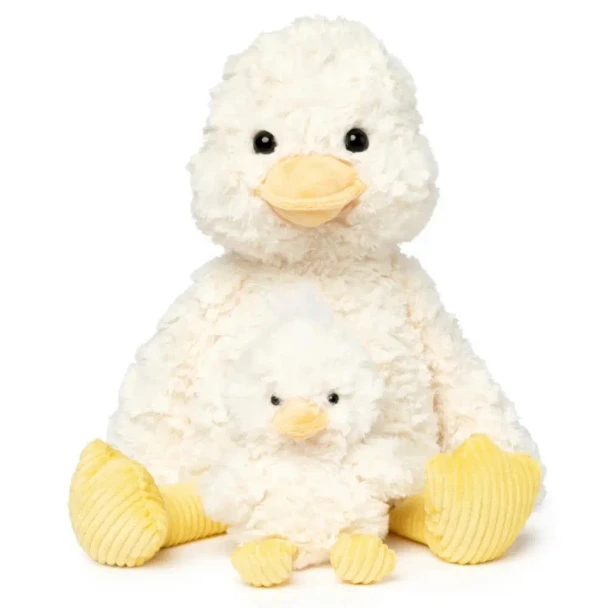 Mini & Me Weighted Plush - Ducky Devotion includes a 1.8 kg weighted duck and mini companion, with soft plush and textured details for calming, cuddles and sensory comfort.