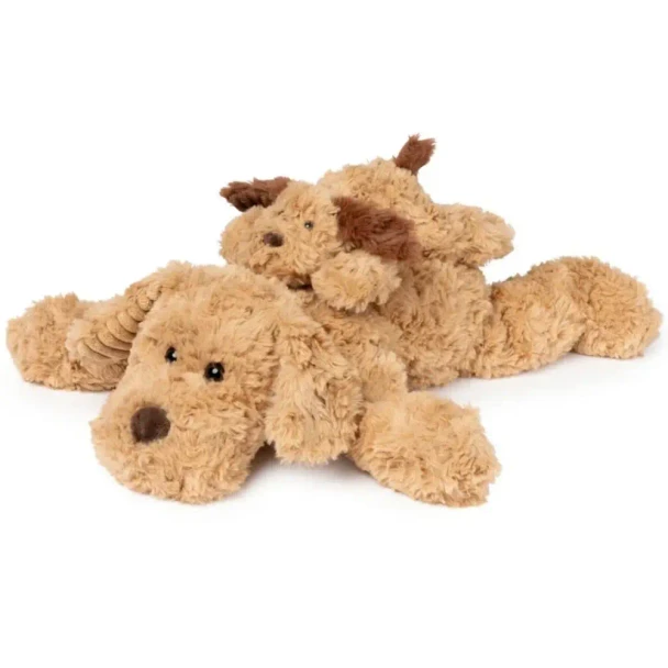 Mini & Me Weighted Plush - Puppy Peace includes a 1.8 kg weighted puppy and mini companion, with super-soft plush for calming cuddles, sensory comfort and regulation.