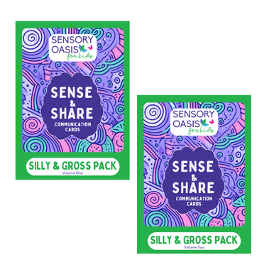 Sense & Share Communication Cards - Silly & Gross Pack - Sensory Oasis ...