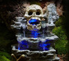 Zoo Med Repti Rapids LED Skull Waterfall Medium