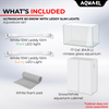 AquaEl Ultrascape 60 with Leddy Slim Snow (Tank, Light, Cabinet)