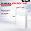 AquaEl Ultrascape 60 with Ultra Slim Snow (Tank, Light, Cabinet)