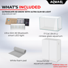 AquaEl Ultrascape 60 with Ultra Slim Snow (Tank, Light, Cabinet)