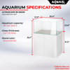 AquaEl Ultrascape 90 with Ultra Slim Snow (Tank, Light, Cabinet)