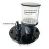 Reef Octopus OCTO WC140 6" Waste Collector w/ Auto Shutoff & Delay Timer - charcoal filter cup