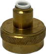 RO Brass Garden Hose Adapter 1/4" Tube