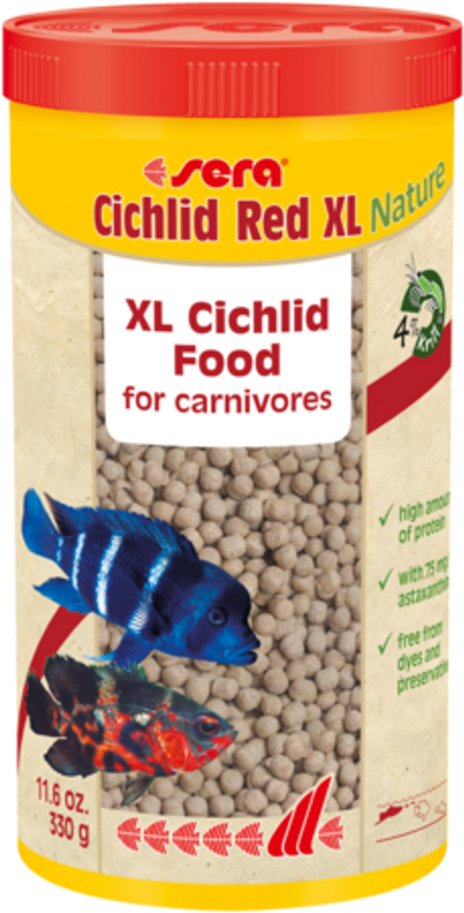 Sera Cichlid Red XL Nature XL Cichlid Food 11.6oz / 330g
