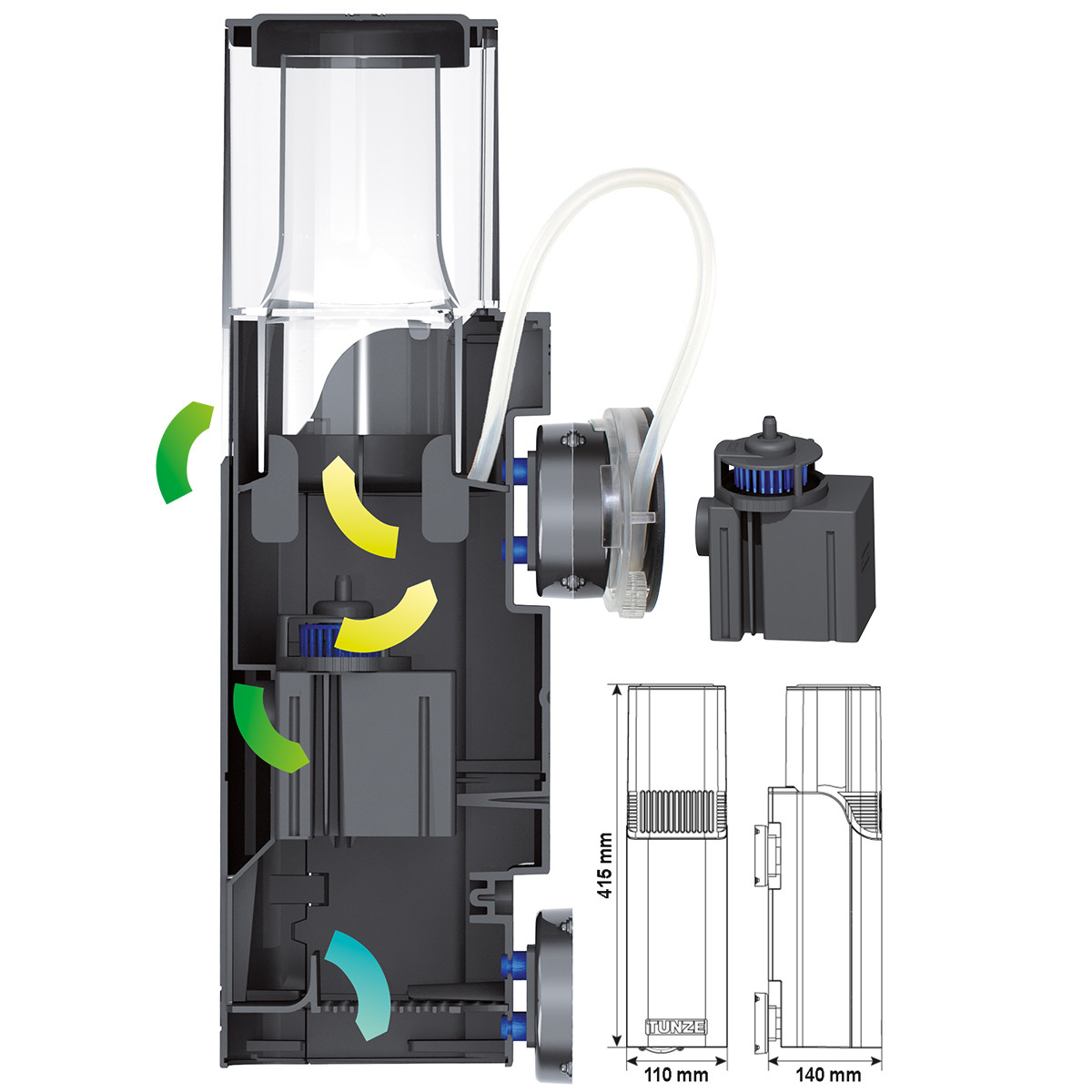 TUNZE プロテインスキマー　9012 TUNZE DOC Skimmer 9012 DC｜サンゴ通販なら大阪の専門店 Coralmonster