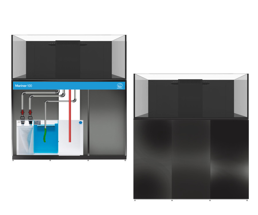 Eshopps Mariner 100 Rimless Aquarium w/ Stand 100 gal Black