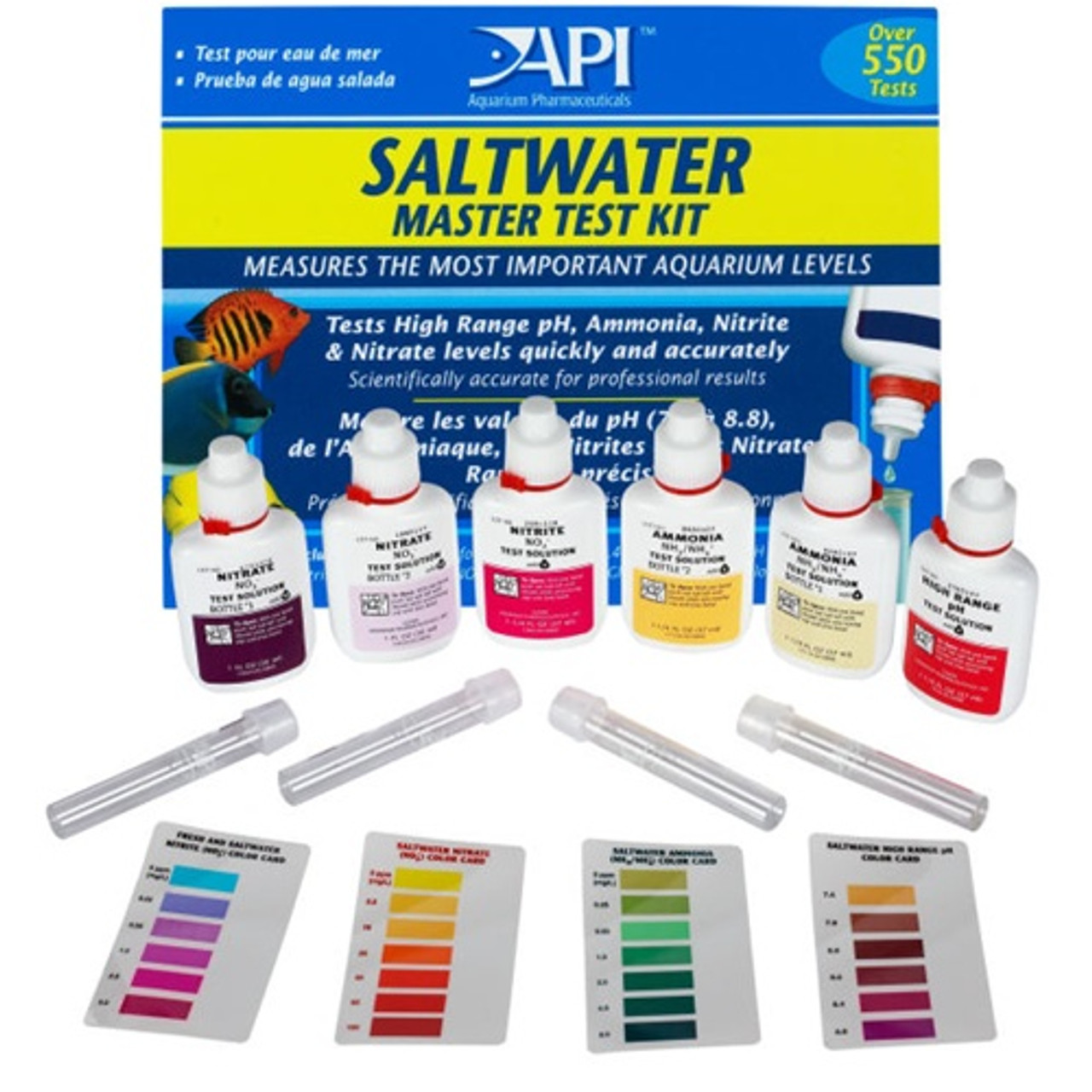 API Saltwater Master Test Kit - Ph, Ammonia, Nitrate and Nitrite. - The  Tech Den