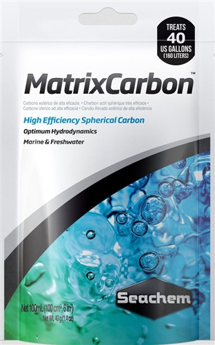 seachem matrix reef tank