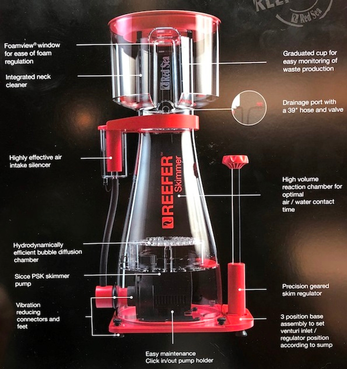 【レッドシー】REEFER Skimmer 600 RSEA SKIMMER REEFER 600 - The Hidden Reef, Inc