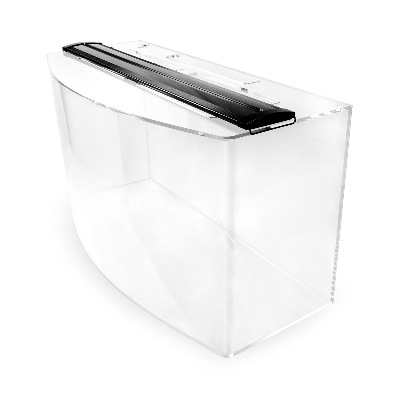 SeaClear 36-Gallon 30Lx15Wx21H Bow Front Acrylic Fish Tank 10