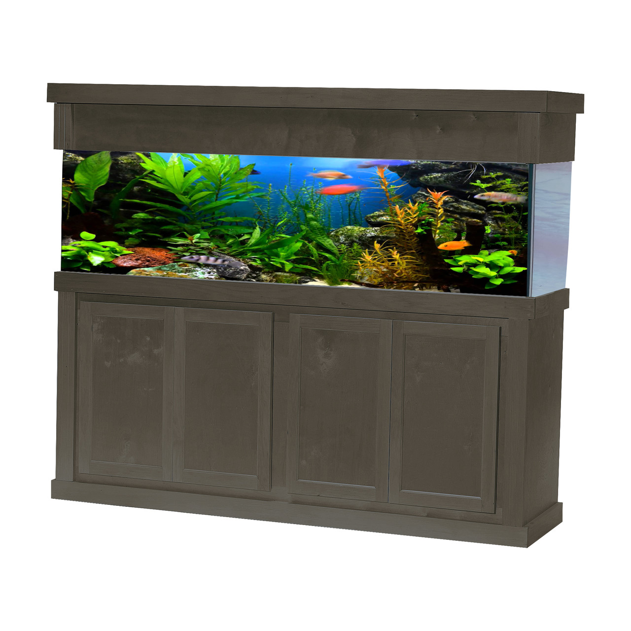 R&J 72 Lx18 W Modern Birch Rectangular Aquarium Stand | Fishtanks Direct