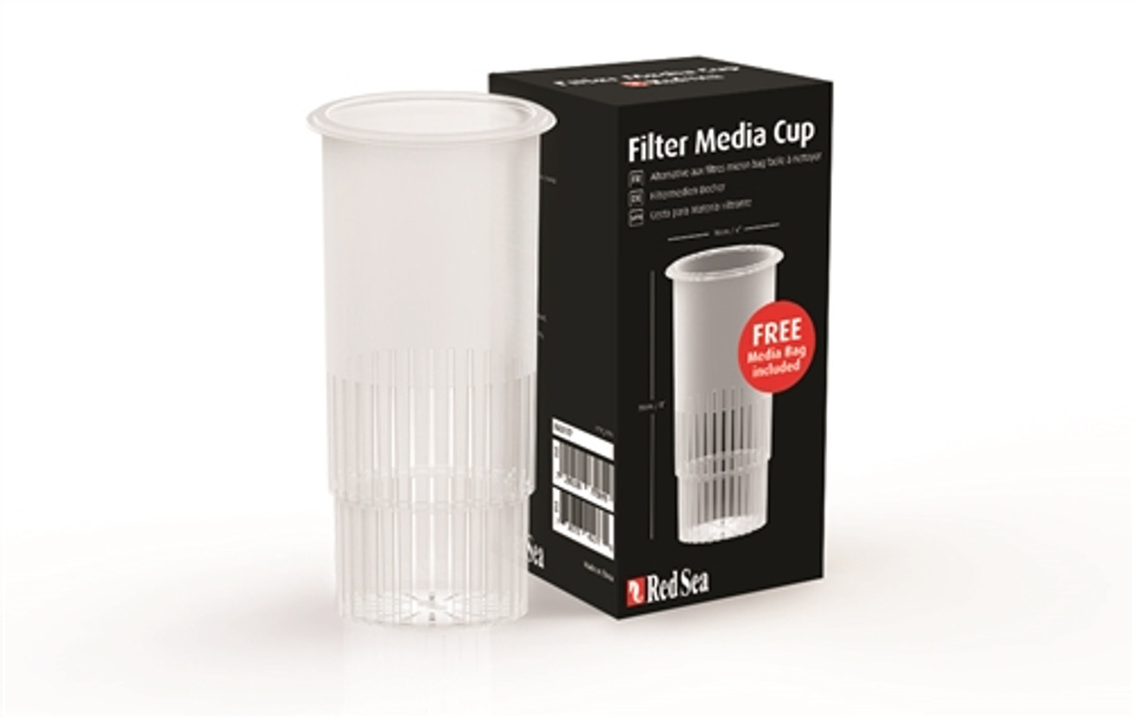 4" RED SEA REEFER FILTER MEDIA CUP W/MEDIA BAG RED SEA 